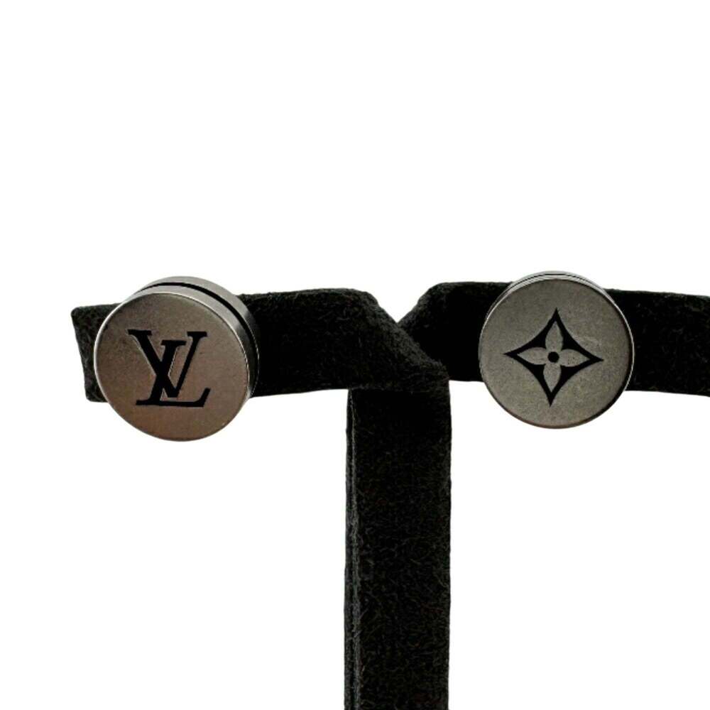 LOUIS VUITTON Brown Monogram Earrings - Picture 7 of 8